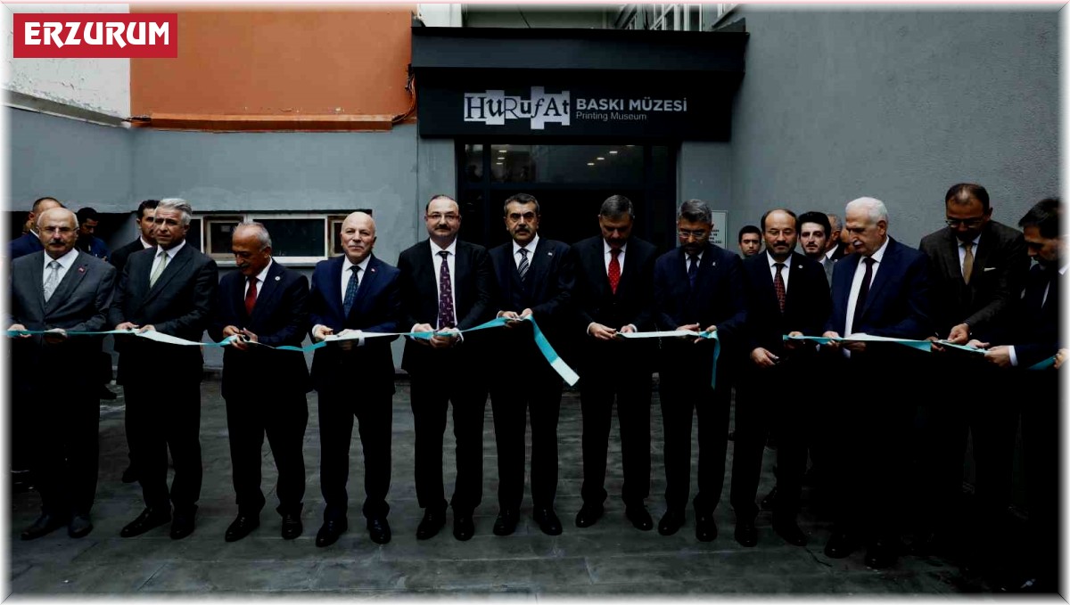 Hurufat Baskı Müzesi, Milli Eğitim Bakanı Prof. Dr. Yusuf Tekin'in katılımıyla açıldı