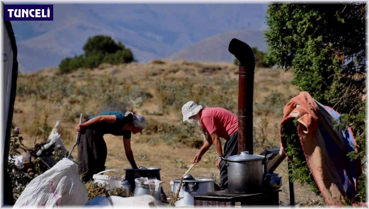Huzur kenti Tunceli'de yaylacılar güven içerisinde dağlara çıkıp hayvancılık yapıyor