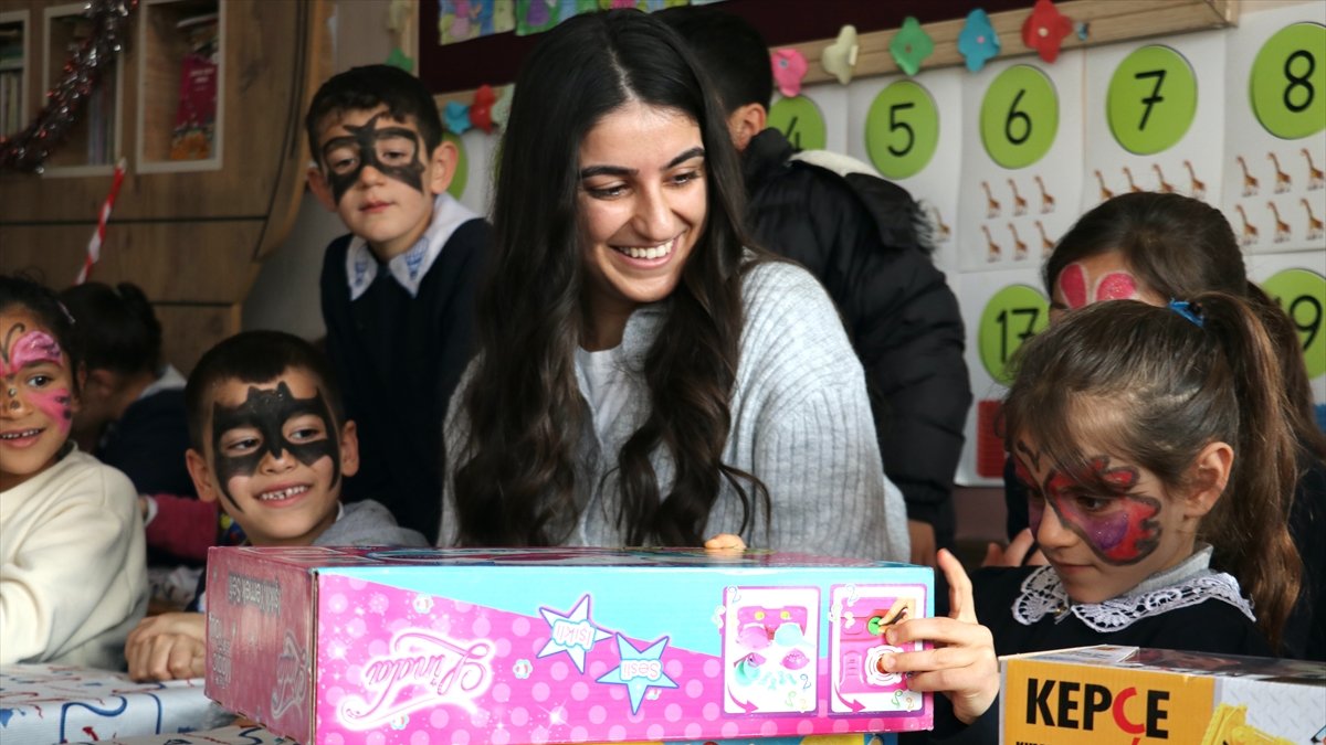 IC Mutluluk Harekatı kırsaldaki çocukların yüzünü güldürüyor