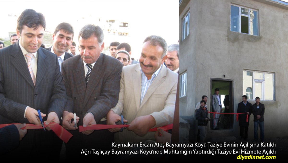 İçinde İmam Evi de Bulunuyor: Taşlıçay Bayramyazı Köyü'nde Taziye Evi Açıldı