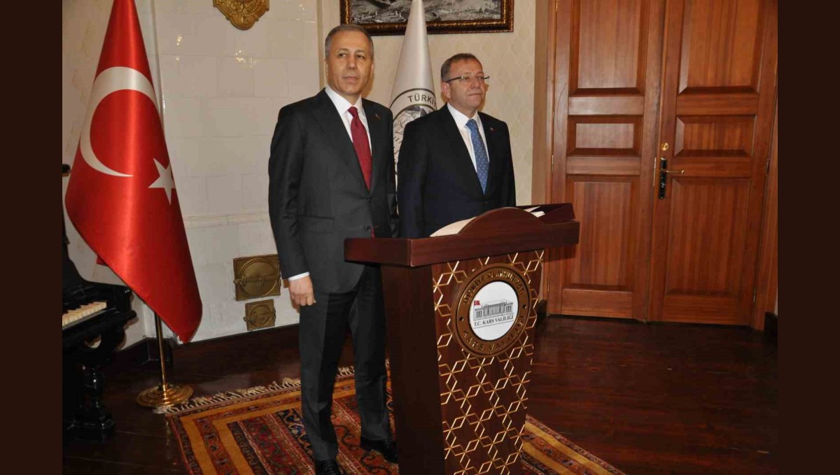 İçişleri Bakanı Ali Yerlikaya Kars'ta