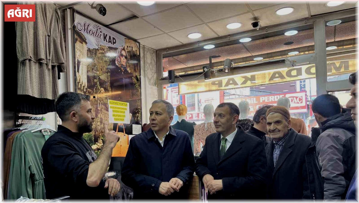 İçişleri Bakanı Yerlikaya Ağrı'da