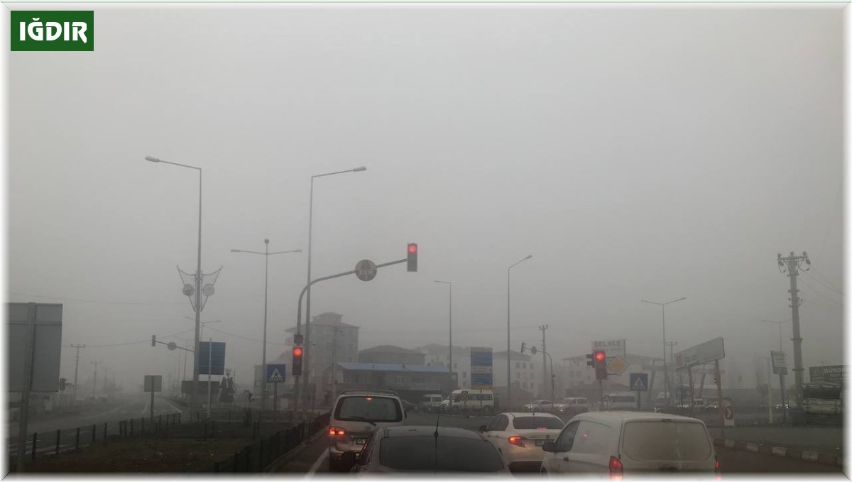 Iğdır-Ağrı karayolunda sis etkili oluyor