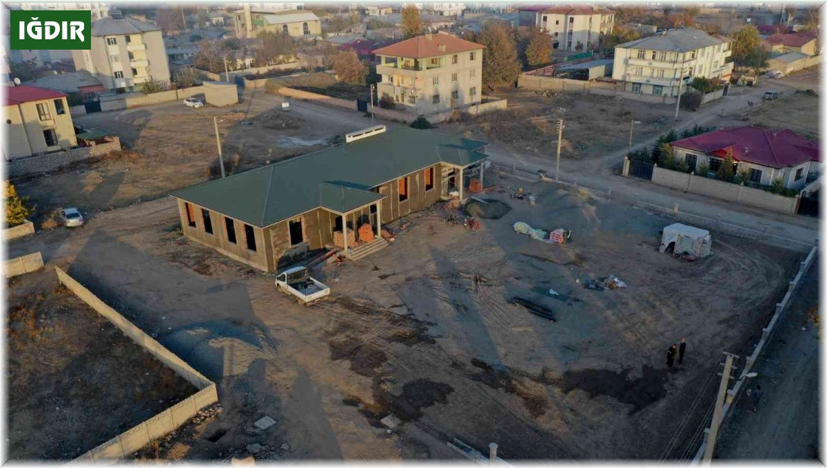 Iğdır Belediyesi tarafından taziye evi yaptırılıyor