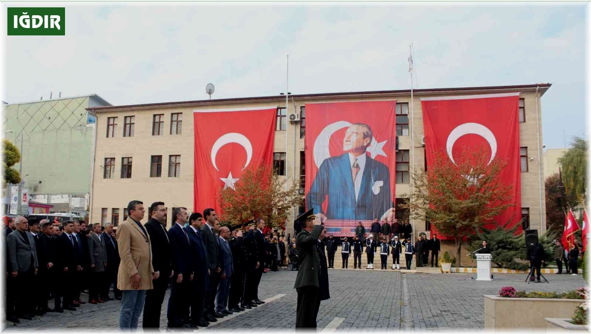 Iğdır'da 10 Kasım Atatürk'ü Anma Töreni düzenlendi