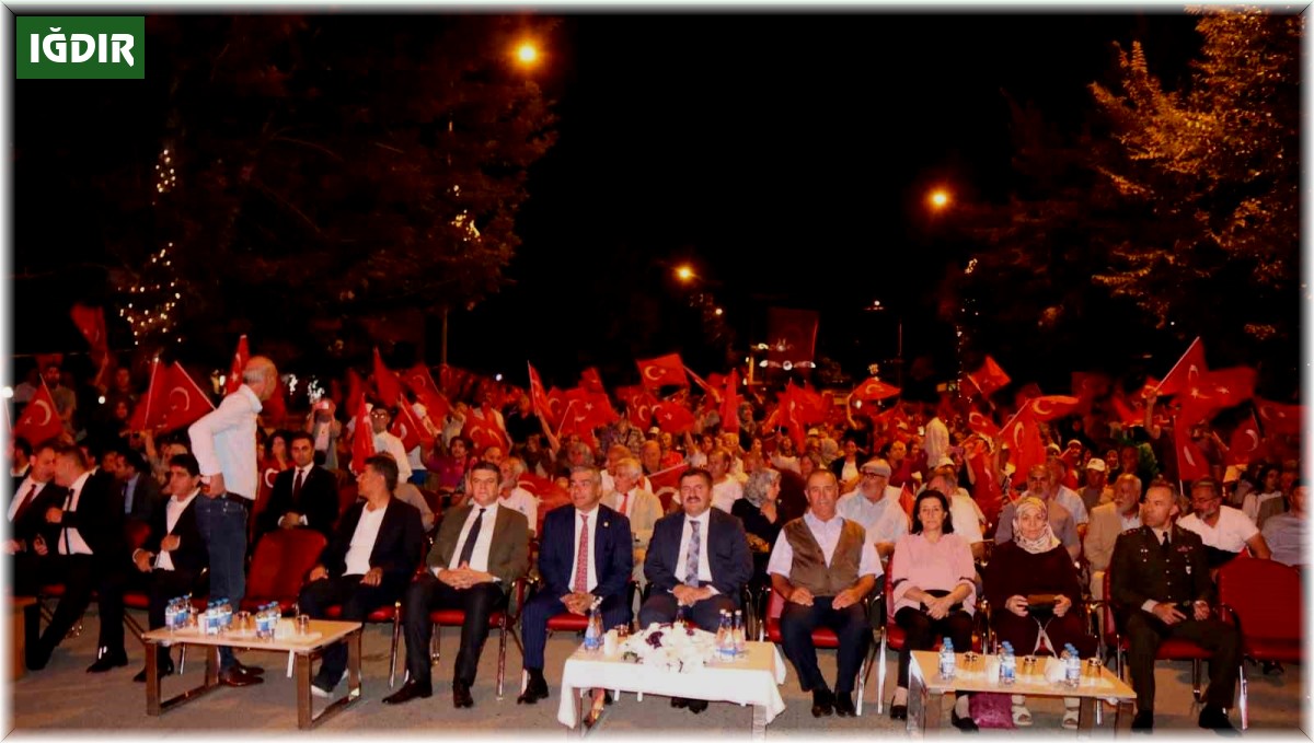 Iğdır'da '15 Temmuz Şehitlerini Anma, Demokrasi Milli ve Birlik Günü' programı