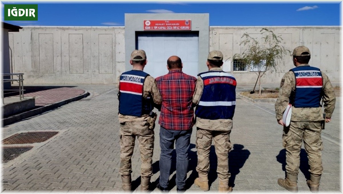 Iğdır'da 15 yıl hapis cezası olan şahıs tutuklandı