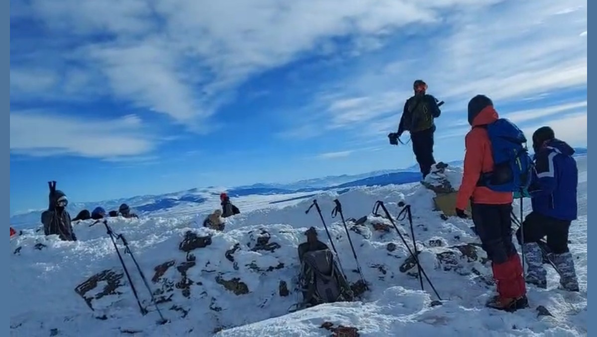 Iğdır'da dağcılıkta tarihi adım