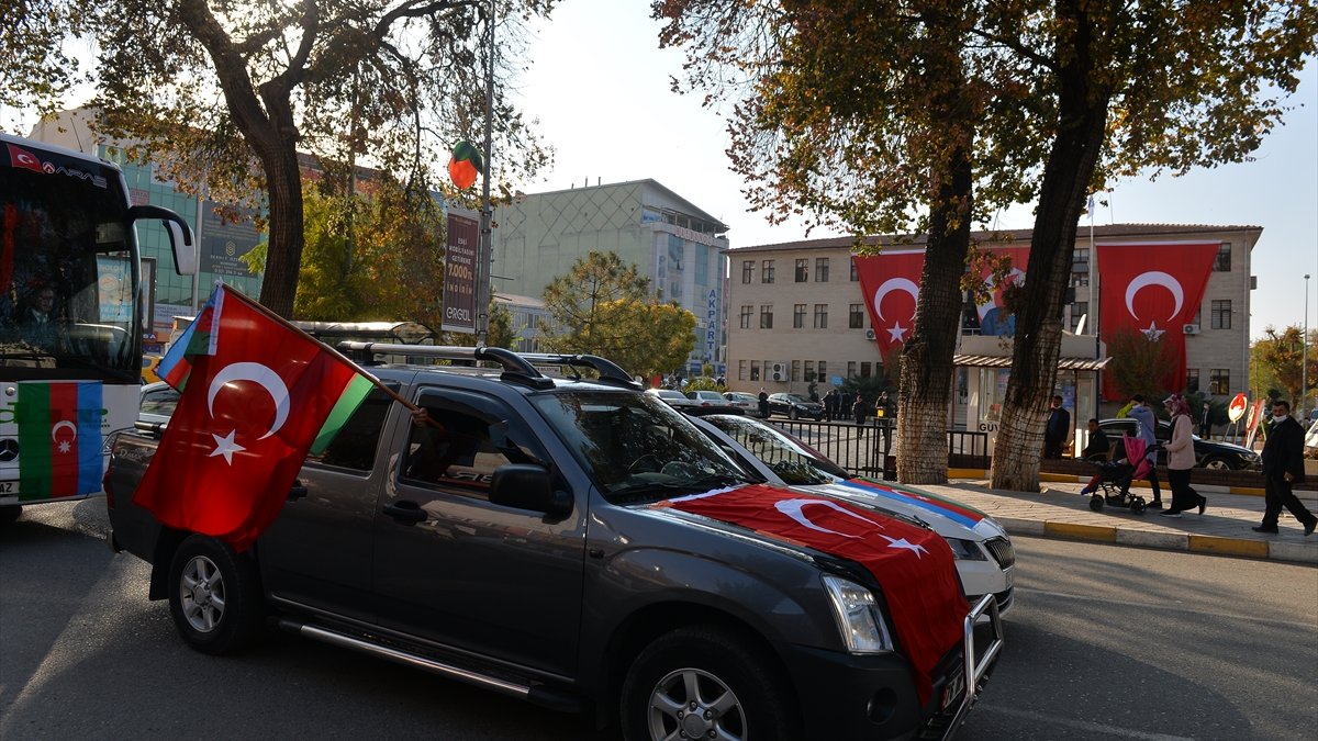 Iğdır'da "Dağlık Karabağ"ın işgalden kurtuluşu sevinçle karşılandı