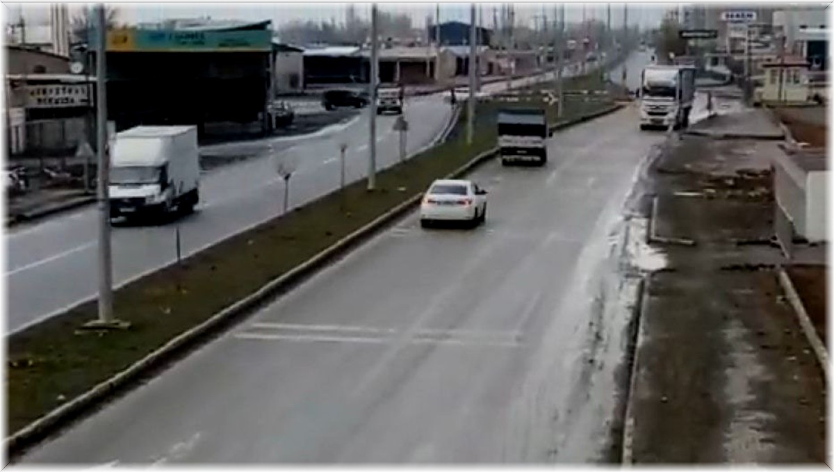 Iğdır'da dron destekli trafik denetimi