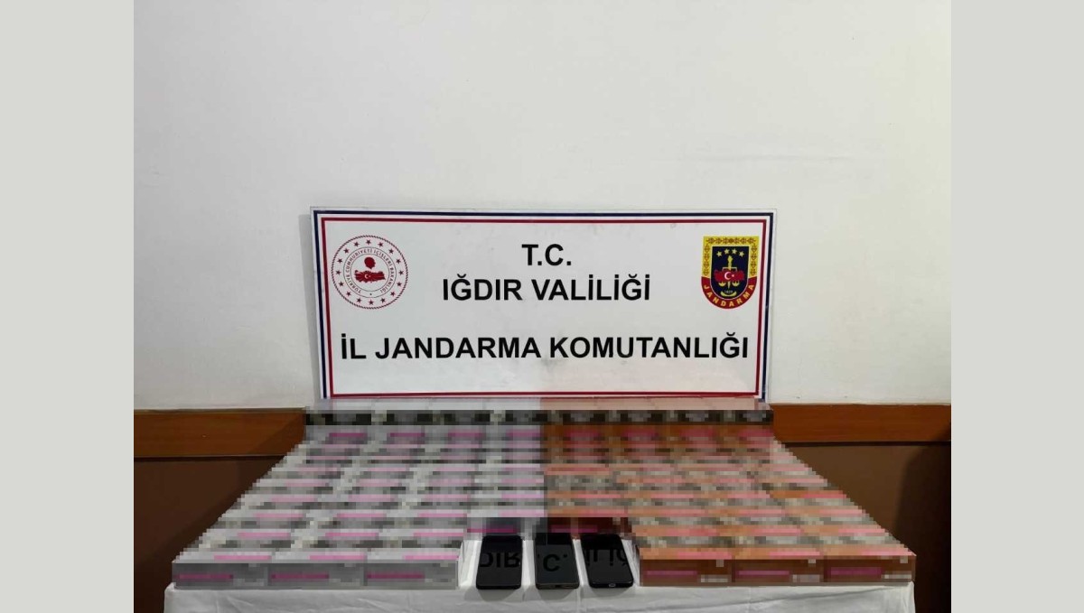 Iğdır'da elektronik sigara kaçakçılarına jandarma darbesi: 3 gözaltı