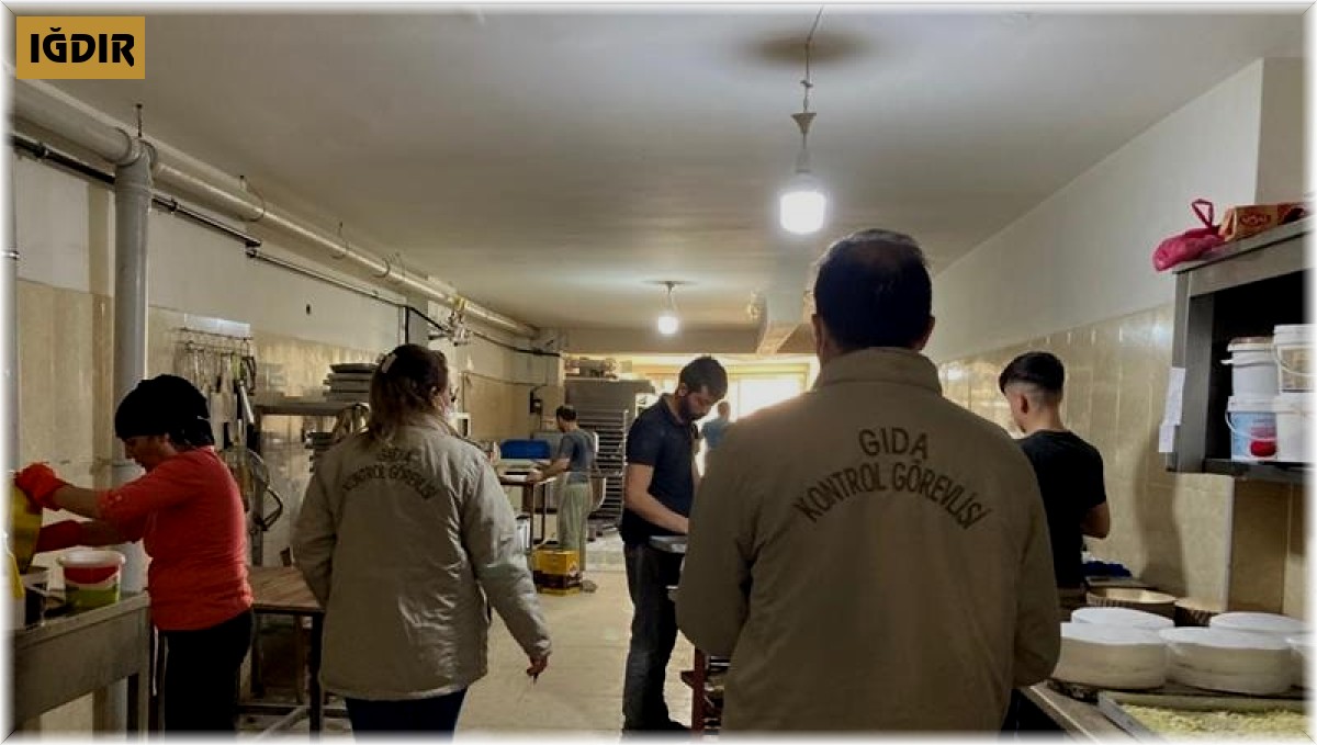 Iğdır'da gıda denetimi