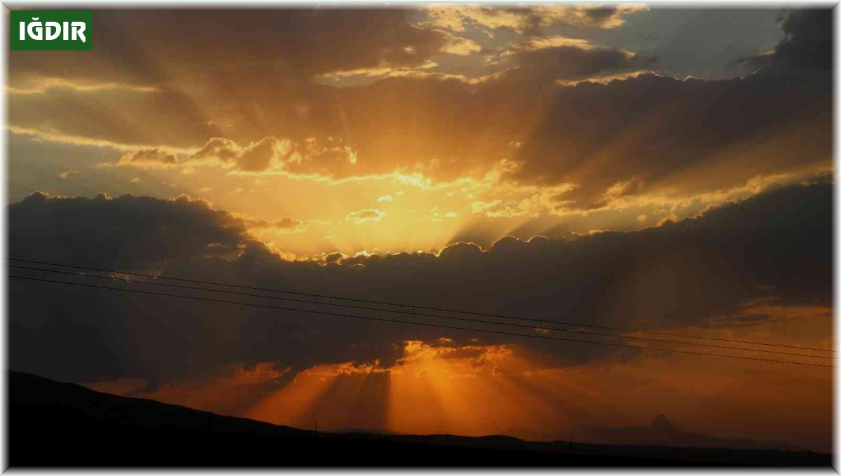 Iğdır'da gün batımı nefes kesti