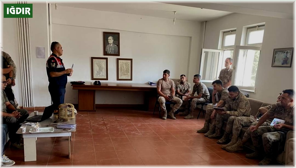 Iğdır'da Jandarma ekiplerine av koruma ve kontrol eğitimi