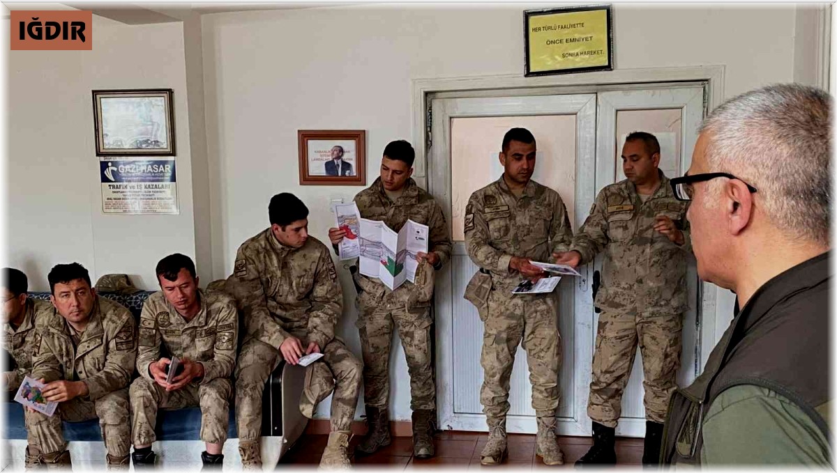 Iğdır'da Jandarma kaçak avlanmaya karşı eğitim aldı