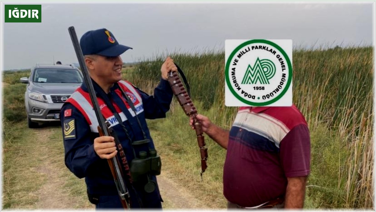 Iğdır'da kaçak avlanan 1 kişiye idari para cezası kesildi