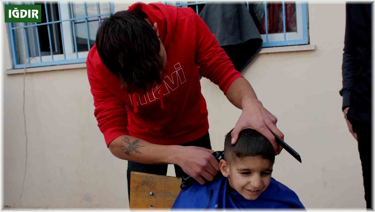Iğdır'da köy okulu öğrencileri gönüllerince eğlendi