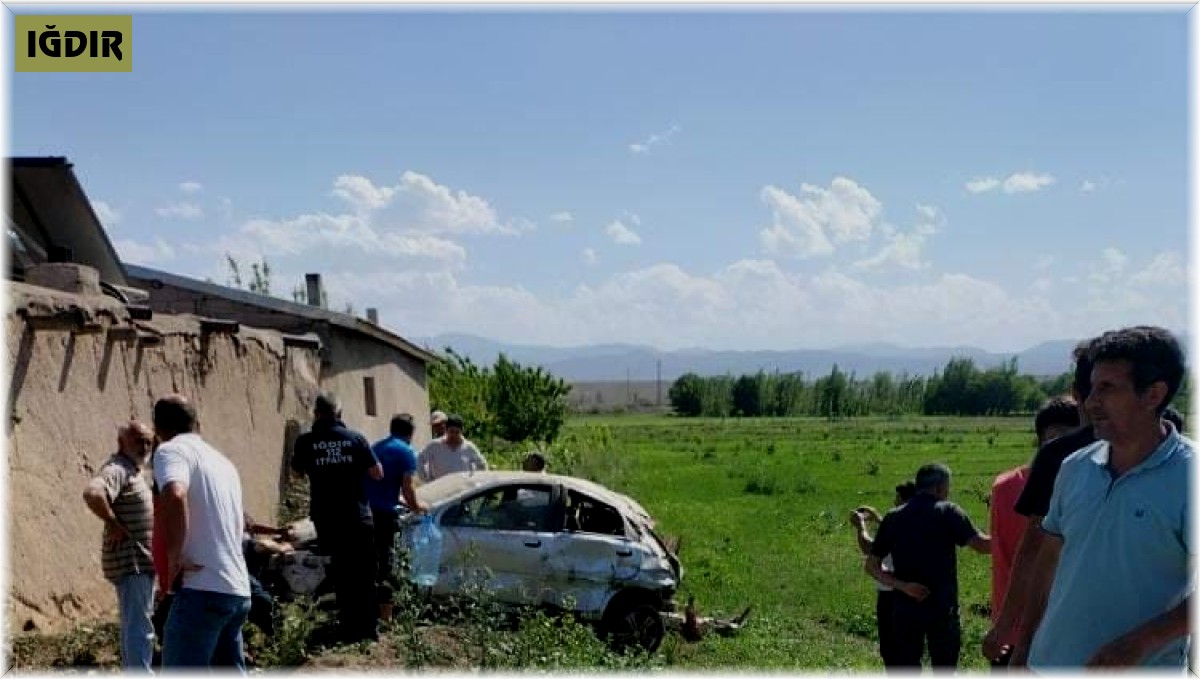 Iğdır'da maddi hasarlı kaza