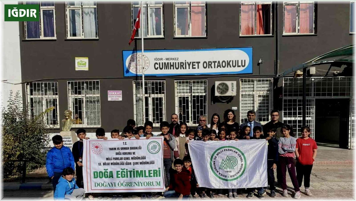 Iğdır'da öğrencilere biyoçeşitlilik, biyokaçakçılık eğitimi verildi