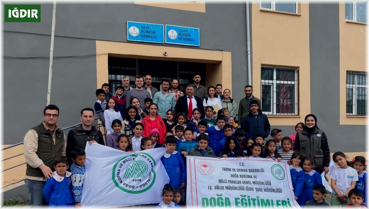 Iğdır'da öğrencilere doğa eğitimi