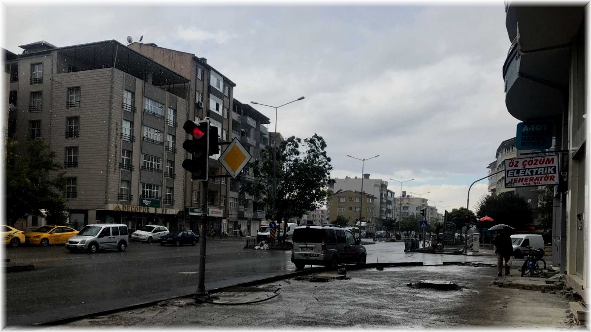 Iğdır'da sağanak yağmur