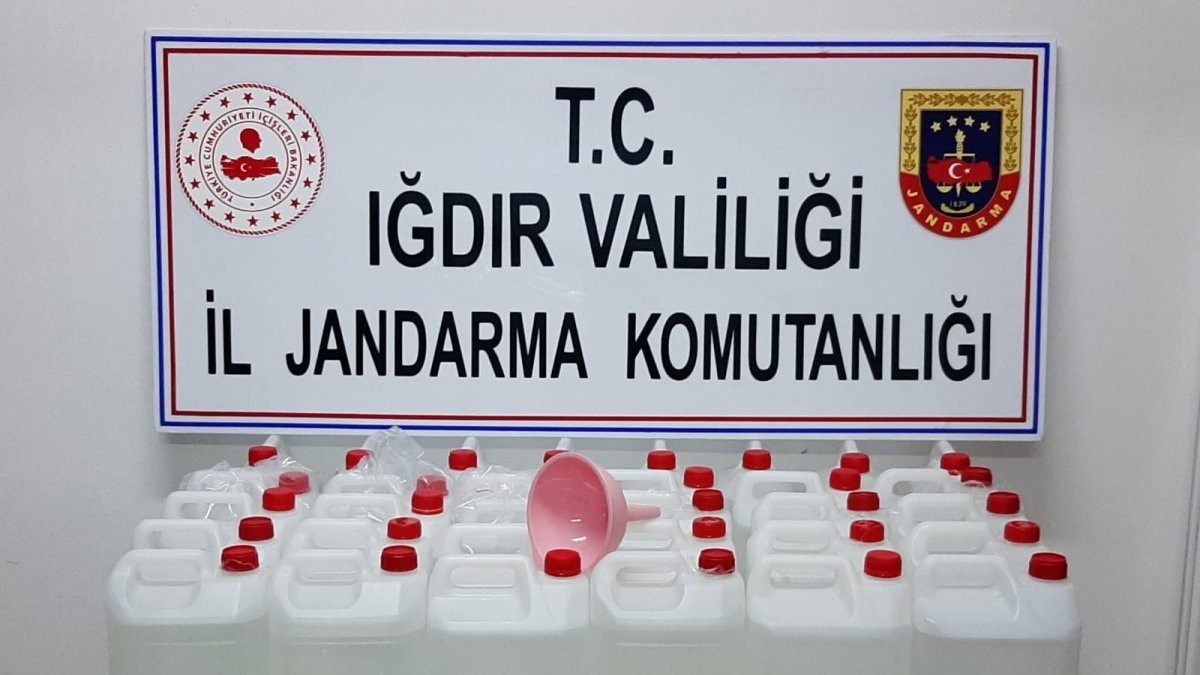 Iğdır'da sahte alkol operasyonu