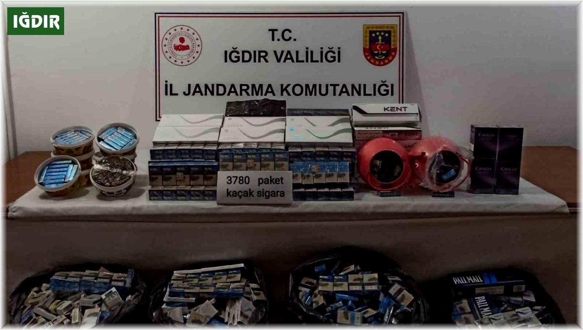 Iğdır'da sigara ve akaryakıt kaçakçılarına operasyon