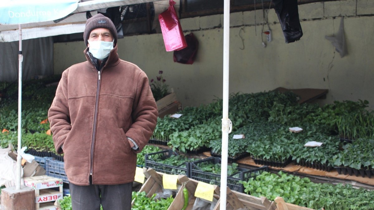 Iğdır'da soğuk hava fide satışlarını olumsuz etkiliyor