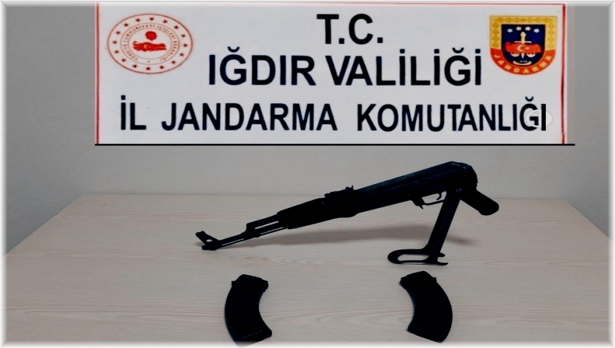 Iğdır'da uzun namlulu silah ele geçirildi