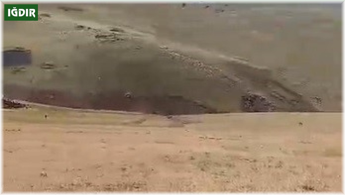 Iğdır'da yıldırım düşmesi sonucu, 2 kardeş yaralandı 20 koyun telef oldu