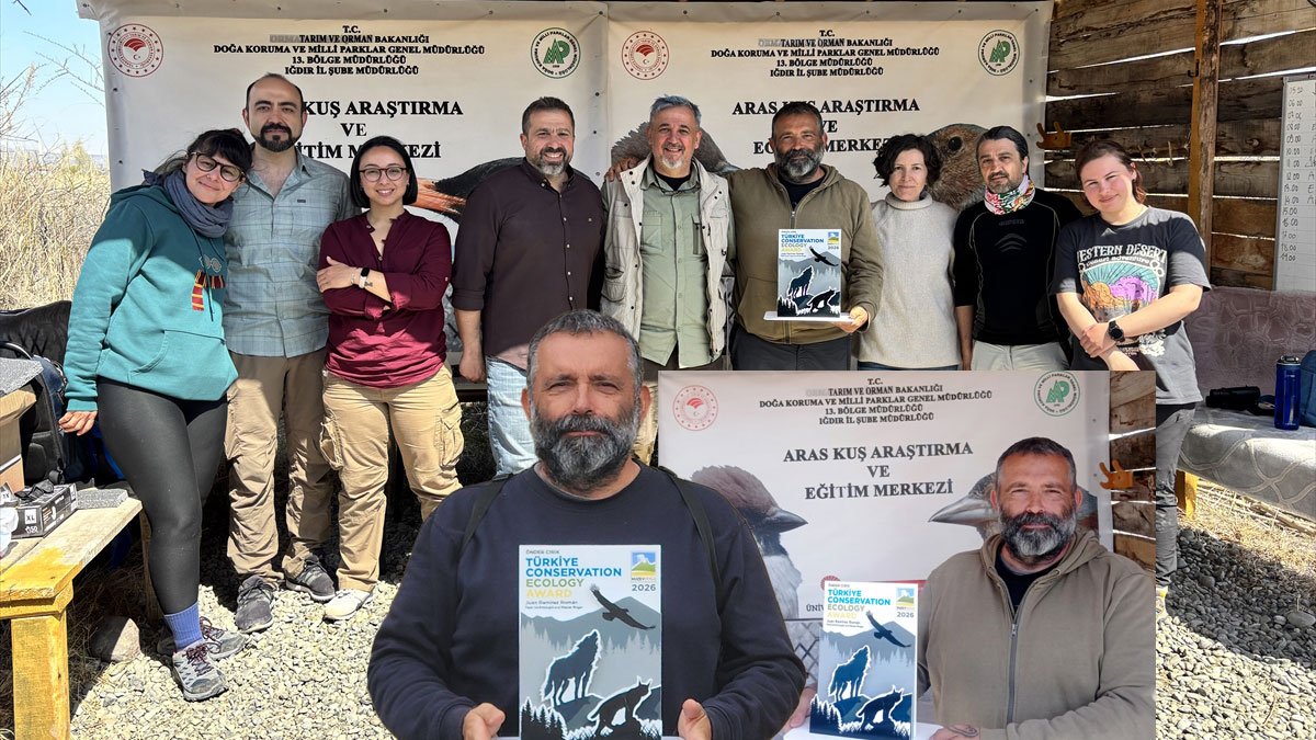 Iğdır'daki İspanyol araştırmacı Juan Ramirez Roman, Türkiye Doğa Koruma Ekolojisi Ödülü'ne layık görüldü