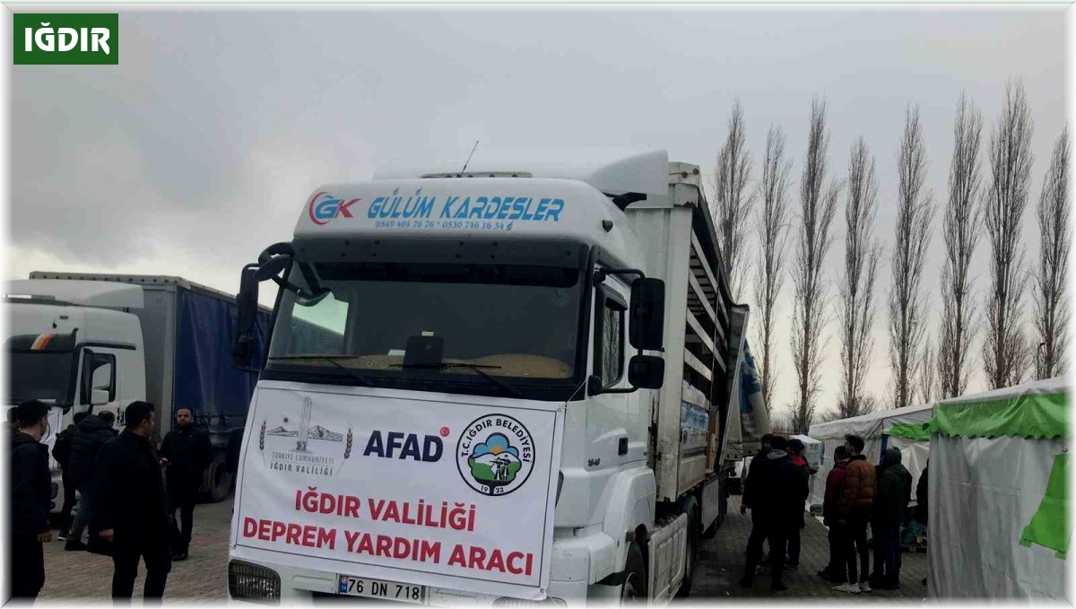 Iğdır'dan deprem bölgesine yardım seferberliği