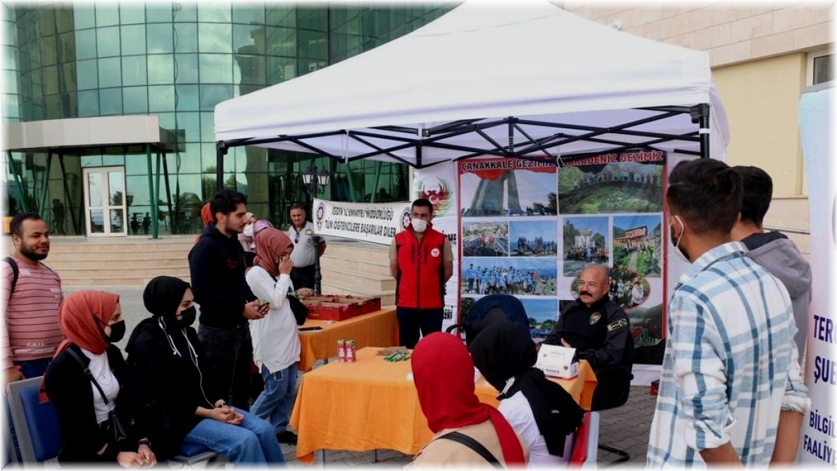 Iğdır İl Emniyet Müdürü Yonca'dan üniversite öğrencilerine ziyaret