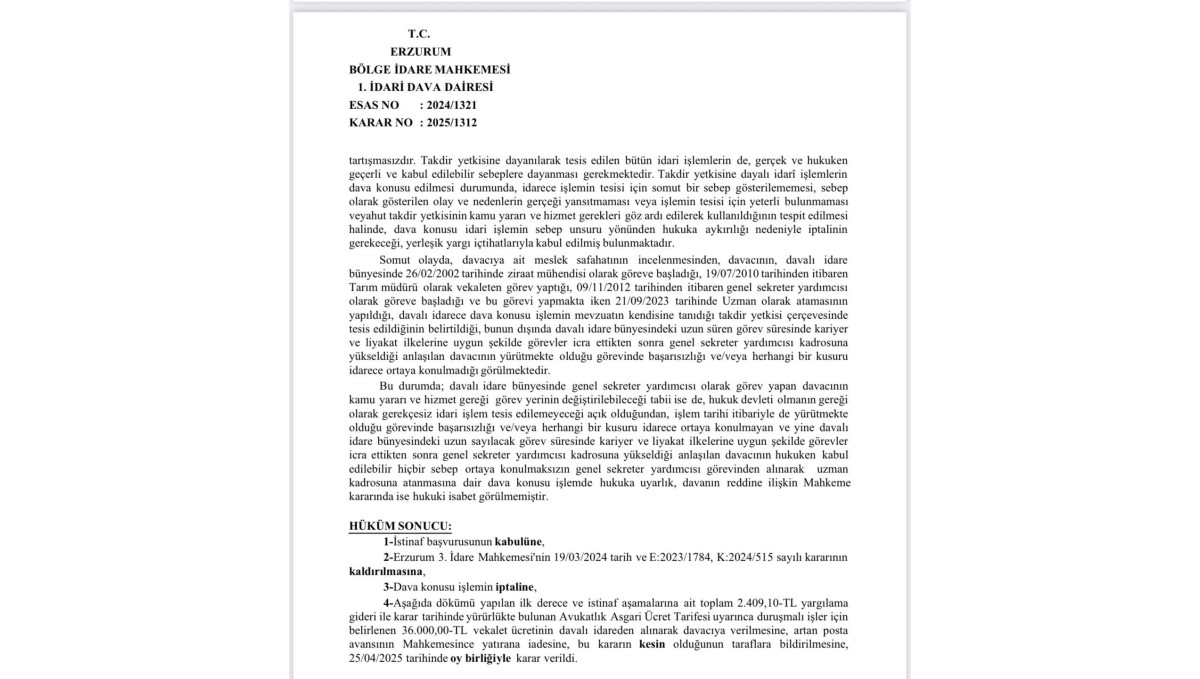 Iğdır İl Özel İdaresi'nde görev değişikliği krizi: Mehmet Nuri Turan ikinci kez görevden alındı