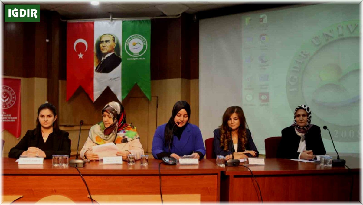 Iğdır Üniversitesinde, '8 Mart Dünya Kadınlar Günü' paneli