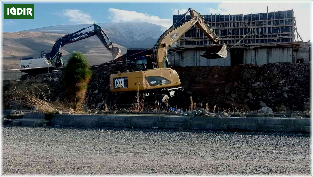 Iğdır Üniversitesinde göçük