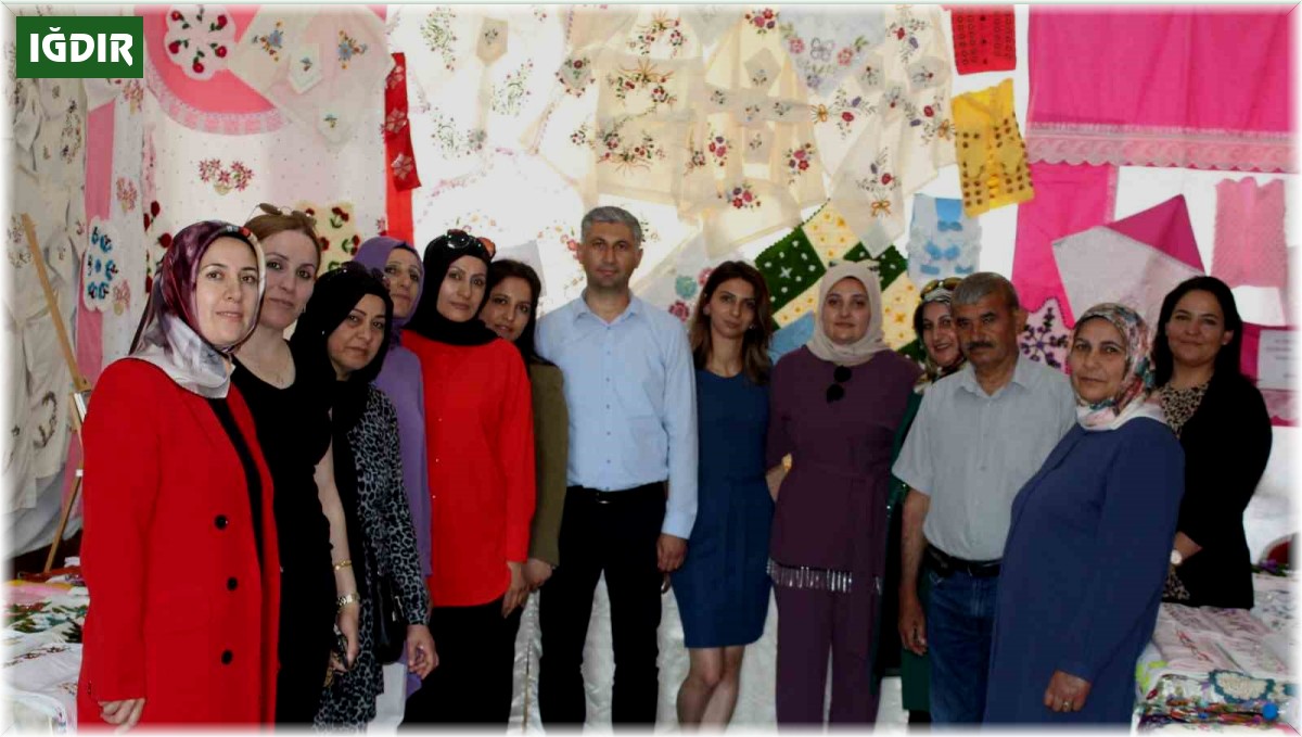 Iğdırlı kadınların bir yıllık emekleri görücüye çıktı