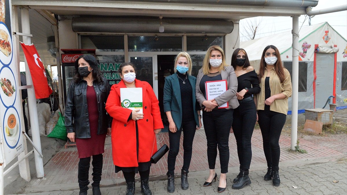 Iğdırlı kadınların kurduğu kooperatif ekonomiye katkı sunacak