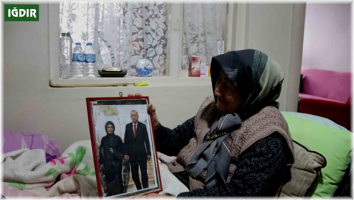 Iğdırlı Latife teyzenin Cumhurbaşkanı Erdoğan sevgisi