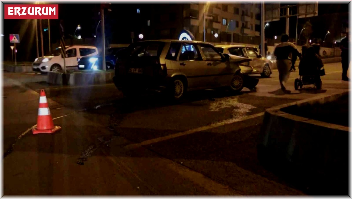 İki araç çarpıştı, kazada 1 kişi hafif yaralandı