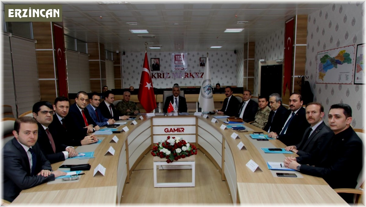 İl Güvenlik ve Asayiş Koordinasyon toplantısı yapıldı