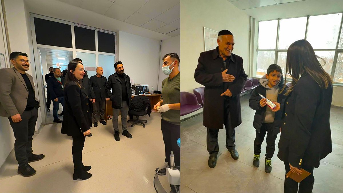 İl Sağlık Müdürü Esra Beşer’den Ağrı Ağız ve Diş Sağlığı Merkezi’ne inceleme