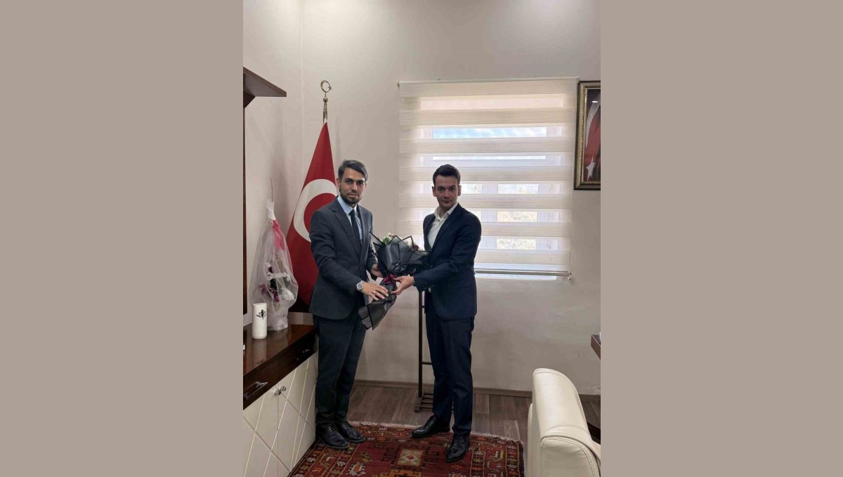 İlçe Müftüsü Aksoy, Kaymakam Aytürk'ü ziyaret etti