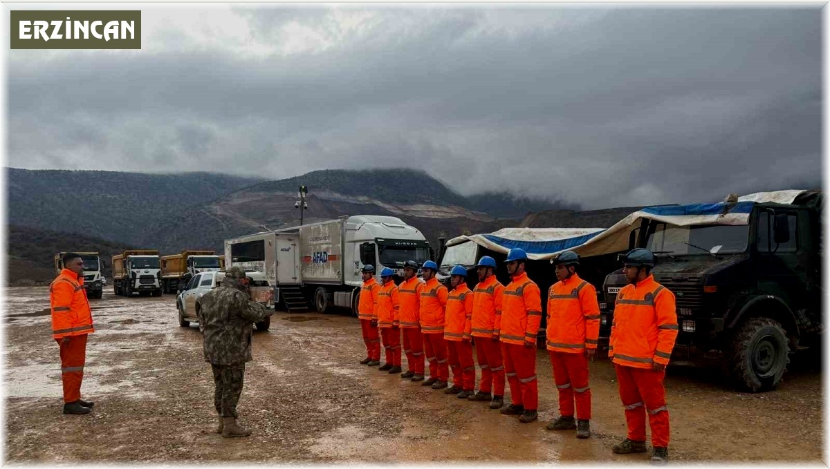 İliç'te 3. Ordu Komutanlığı arama-kurtarma timleri denetlendi