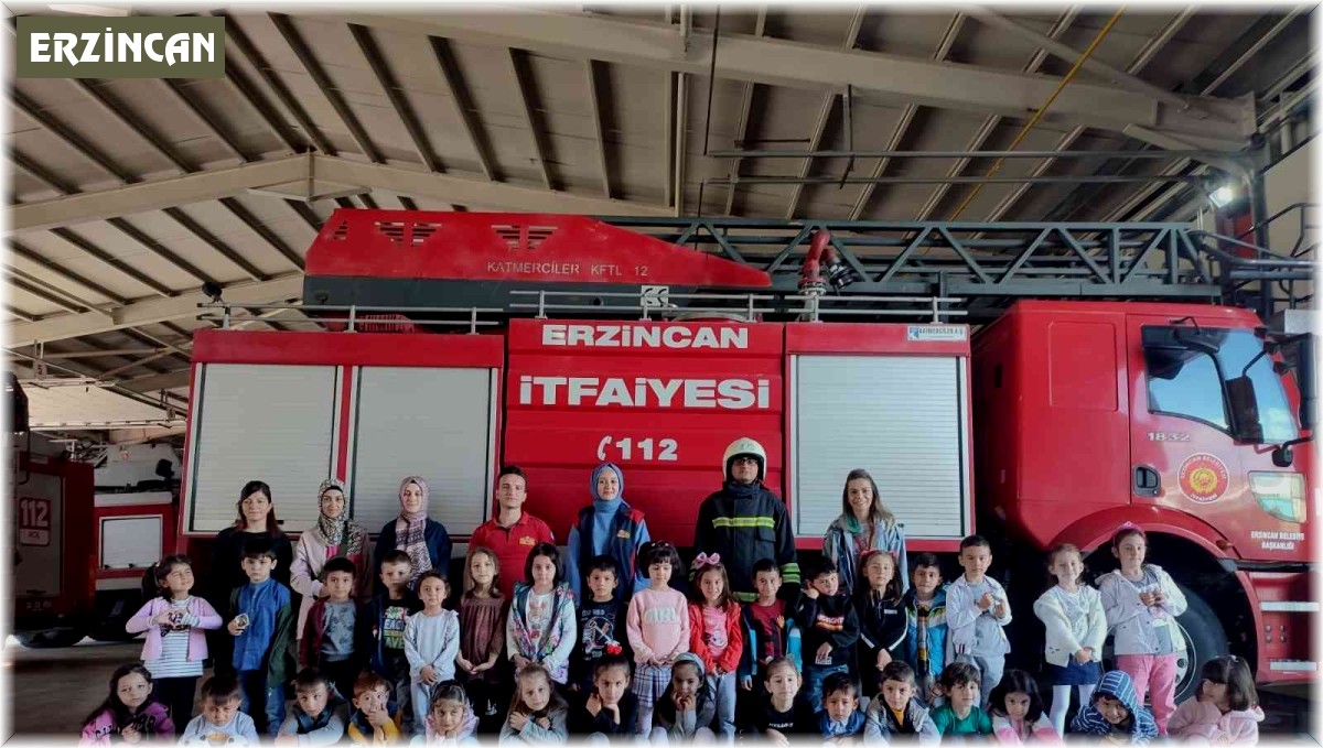 İlkokul öğrencilerine itfaiyecilik anlatıldı