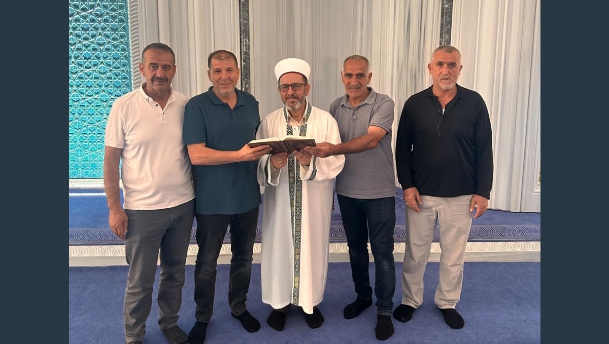 İmami Şafii Camii'nde başlatılan Kur'an Kursu ilk mezunlarını verdi