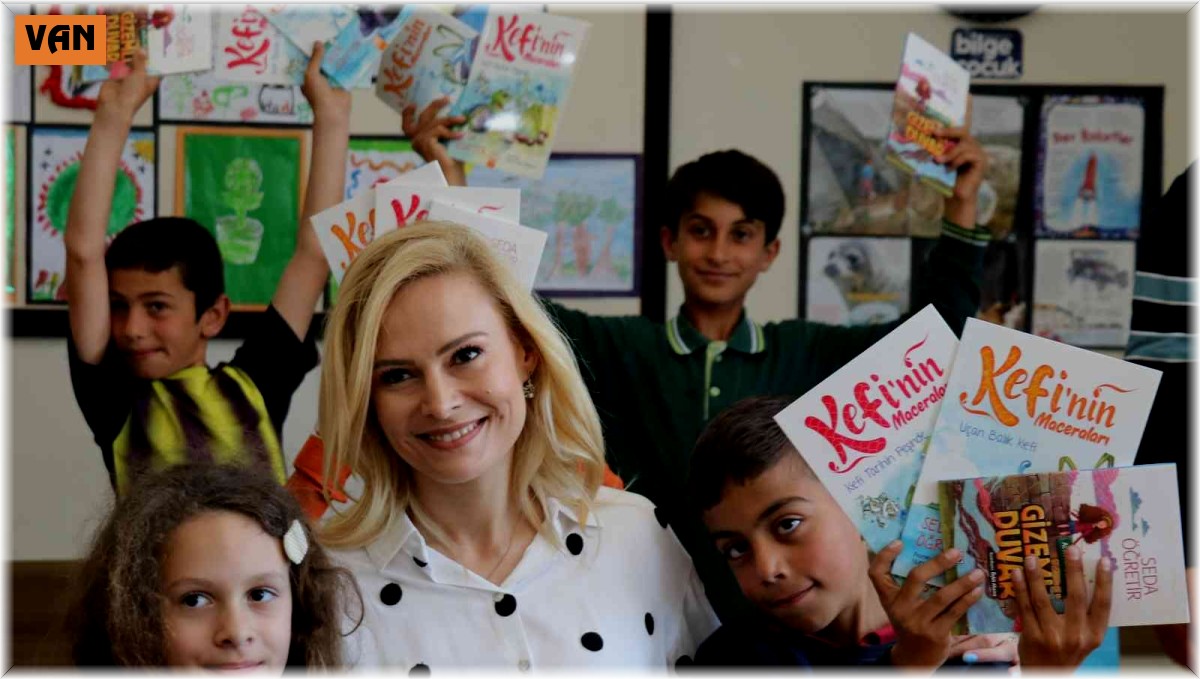 İnci kefali aşkıyla yazdığı kitapları Vanlı çocuklarla buluşturdu