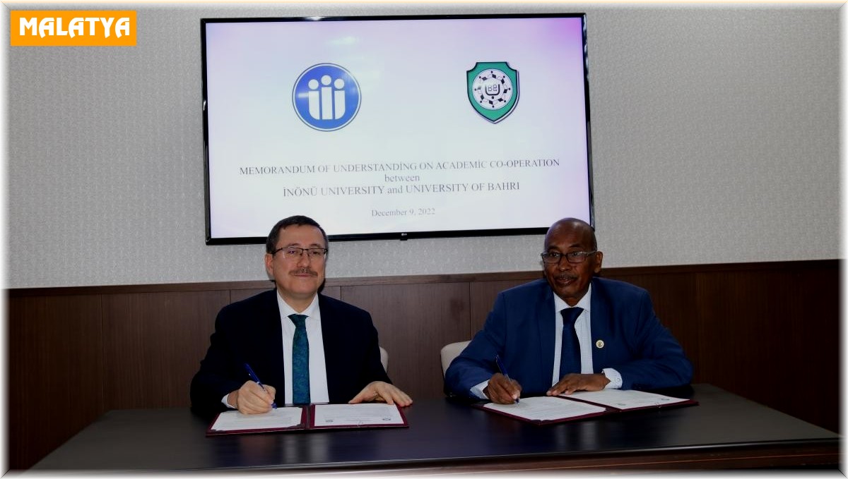 İnönü Üniversitesi ile Bahri Üniversitesi arasında iş birliği protokolü