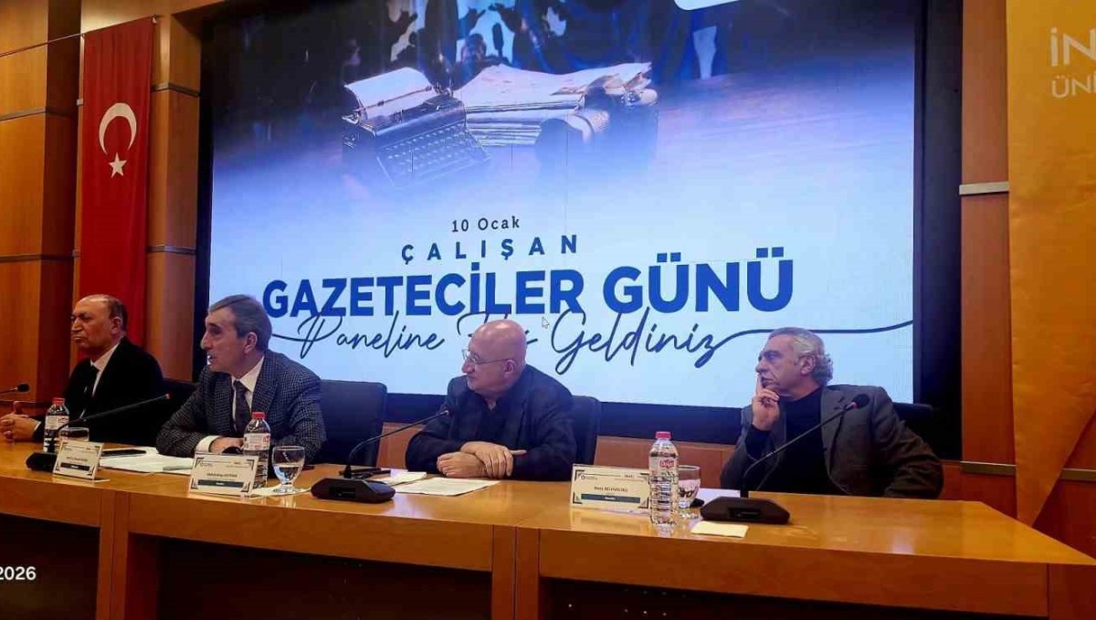 İnönü Üniversitesi'nde 10 Ocak Çalışan Gazeteciler Günü paneli
