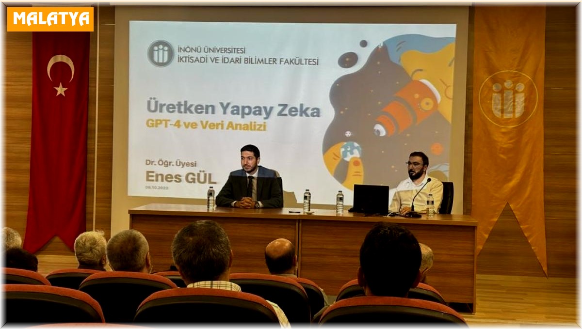 İnönü Üniversitesi'nde 'Üretken Yapay Zeka Uygulamaları' söyleşisi